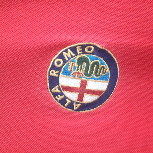 Vintage Alfa Romeo Two-Button Polo Shirt - Picture 2 of 16